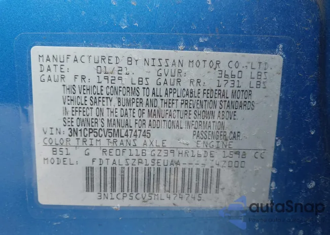 3N1CP5CV5ML474745: 44452386