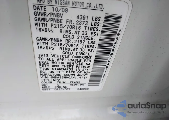 JN8AS5MV0AW114147: 44452437