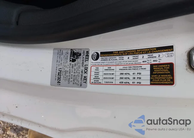 WAUCVAFR1BA042360: 44452621