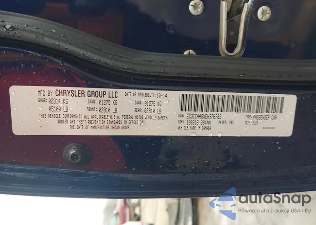 2C3CCAAGXEH376783: 44453854