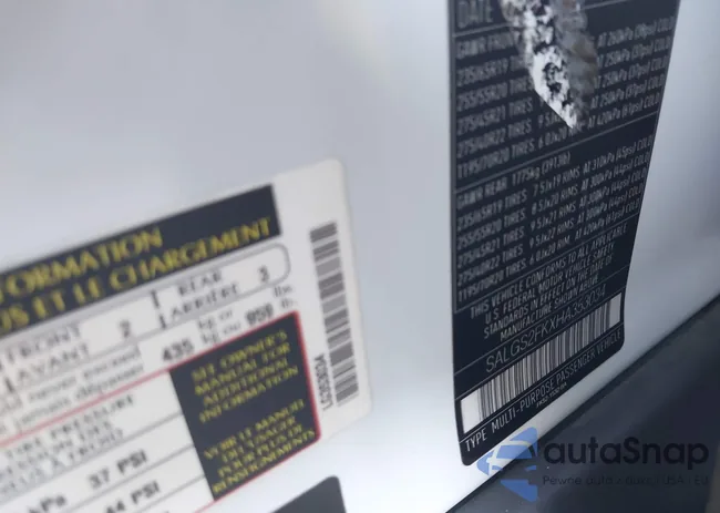 SALGS2FKXHA353034: 44453910