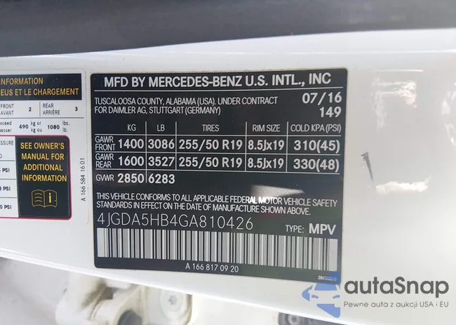 4JGDA5HB4GA810426: 44454060