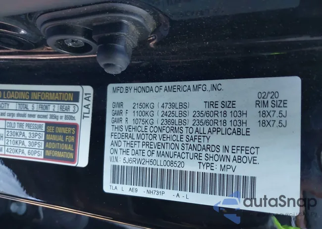 5J6RW2H50LL008520: 44454076