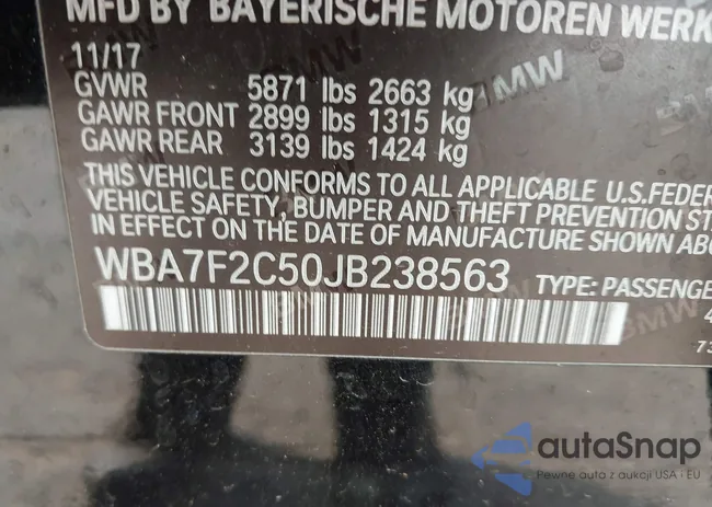 WBA7F2C50JB238563: 44454086