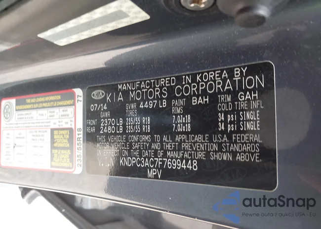 KNDPC3AC7F7699448: 44453502