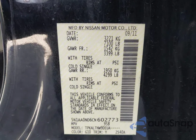 5N1AA0ND6CN602773: 44453665