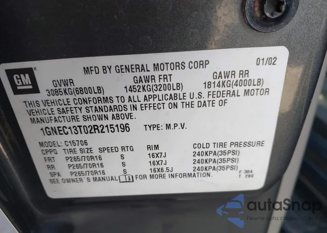 1GNEC13T02R215196: 44454794