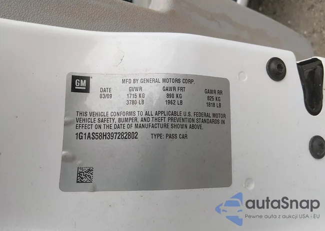 1G1AS58H397282802: 44454921