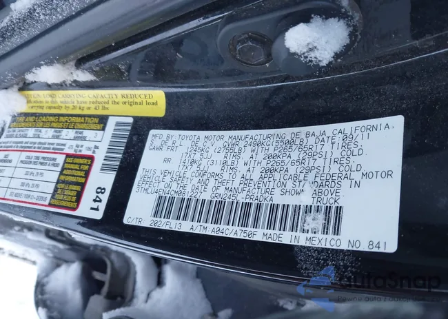 3TMLU4EN4CM081227: 44455012