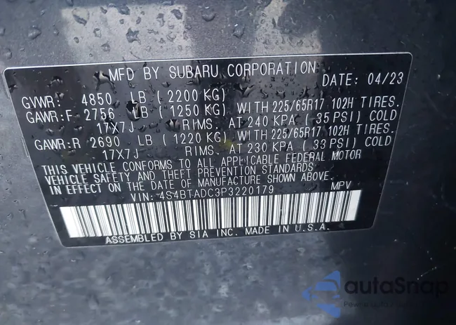 4S4BTADC3P3220179: 44455092