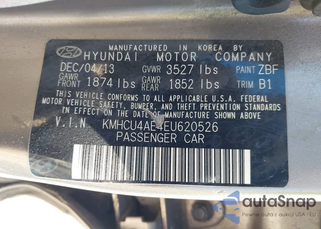 KMHCU4AE4EU620526: 44455121