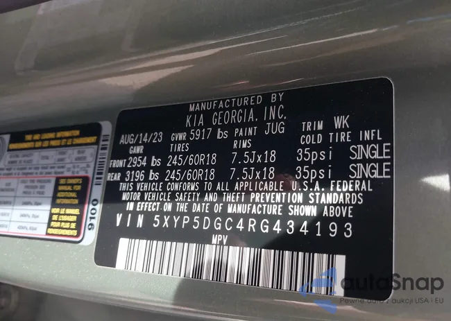 5XYP5DGC4RG434193: 44455172