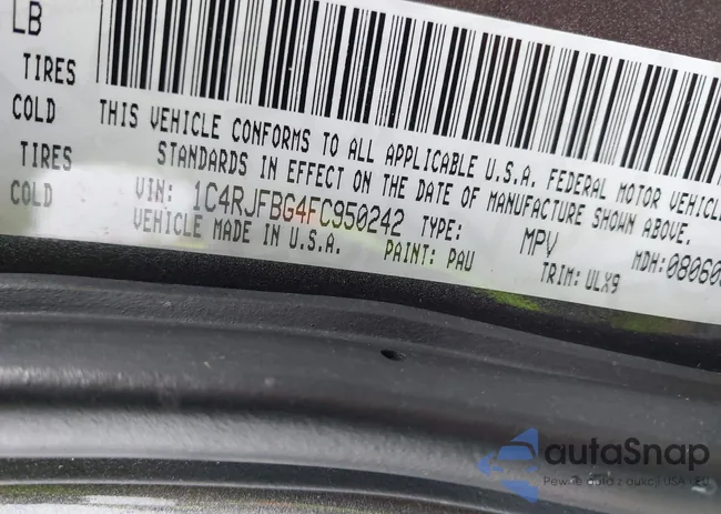 1C4RJFBG4FC950242: 44455215
