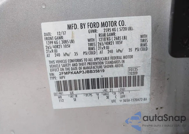 2FMPK4AP3JBB35819: 44454541