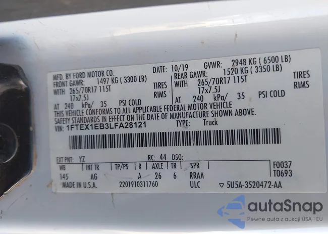 1FTEX1EB3LFA28121: 44454723