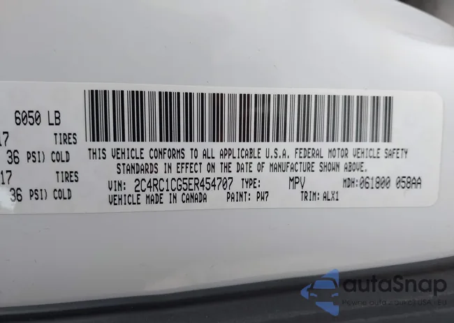 2C4RC1CG5ER454707: 44455739