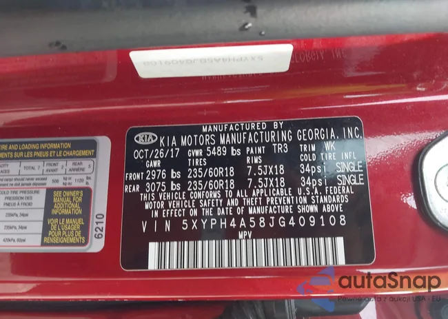 5XYPH4A58JG409108: 44455881