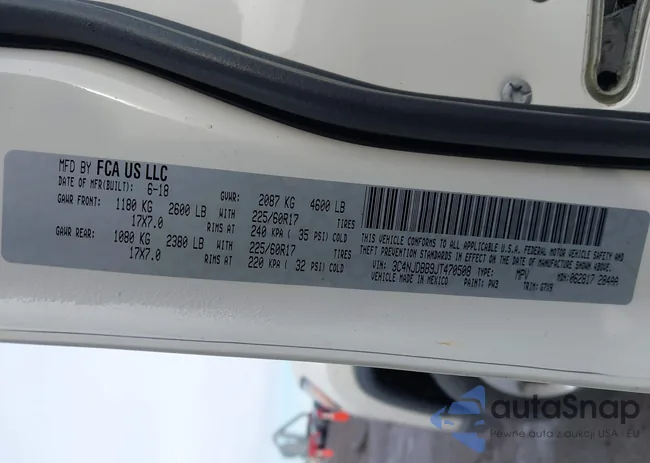 3C4NJDBB9JT470508: 44455959