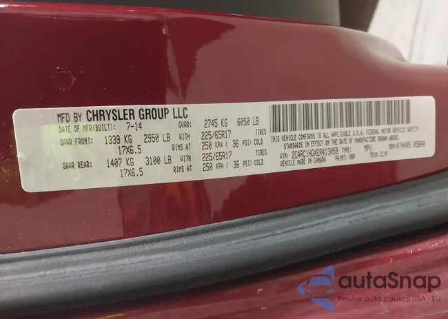 2C4RC1HGXER413059: 44456105