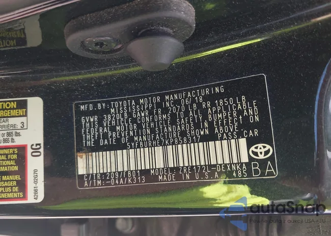 5YFBURHE7KP858317: 44456304