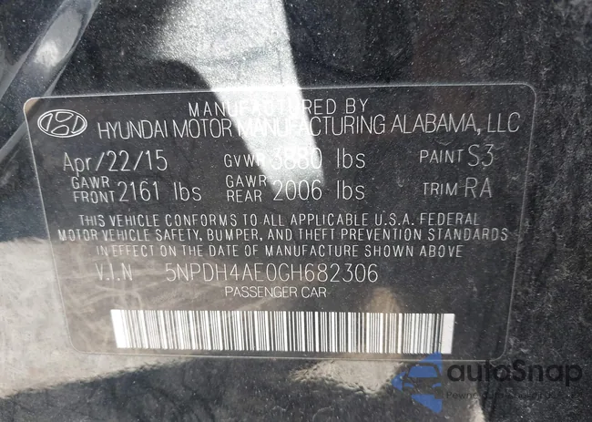 5NPDH4AE0GH682306: 44455401