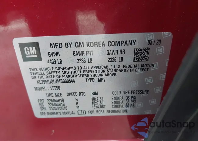 KL79MUSL4MB009544: 44455532