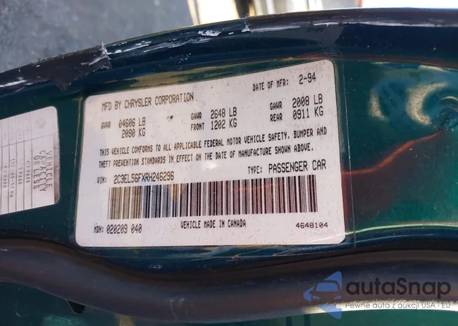 2C3EL56FXRH246296: 44456924