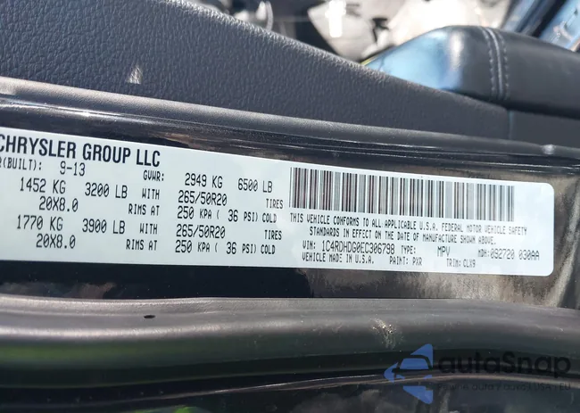 1C4RDHDG0EC306798: 44456963