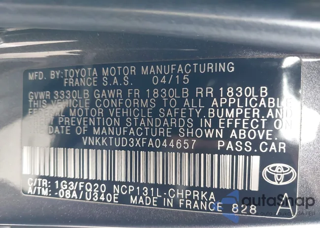 VNKKTUD3XFA044657: 44457198