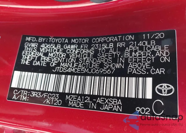 JTDS4MCE5MJ069567: 44456380