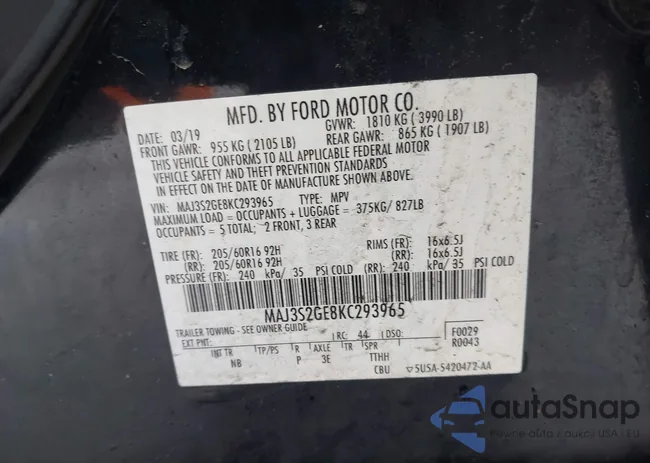 MAJ3S2GE8KC293965: 44456479