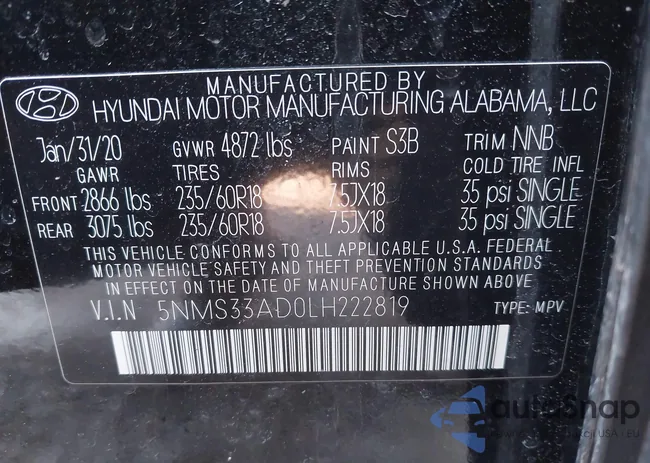 5NMS33AD0LH222819: 44456572