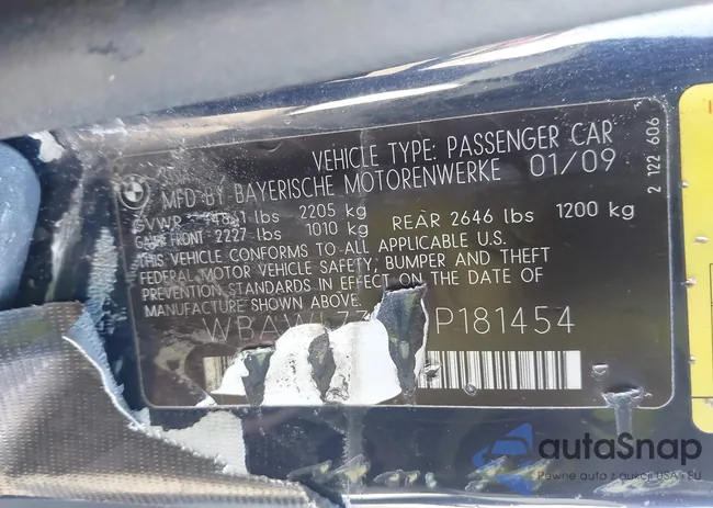 WBAWL73559P181454: 44458223