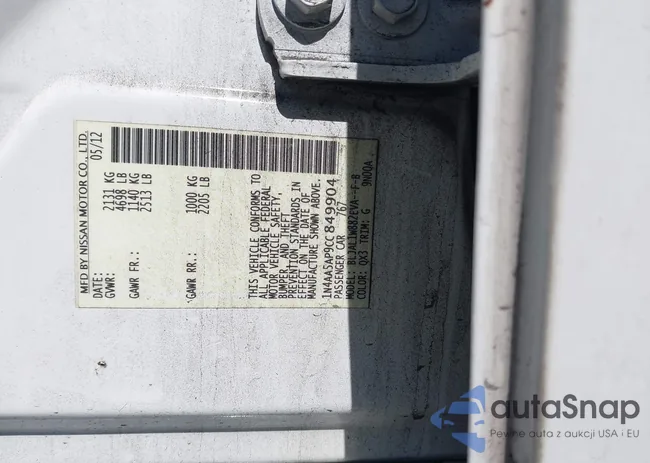 1N4AA5AP9CC849904: 44457639