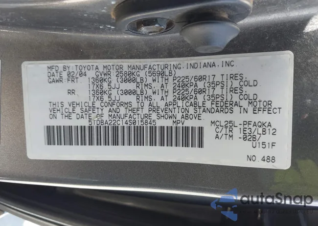 5TDBA22C14S015845: 44457683