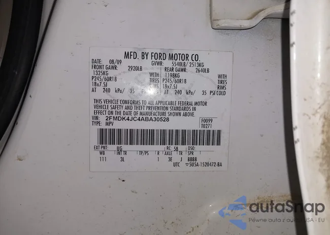 2FMDK4JC4ABA30528: 44457727