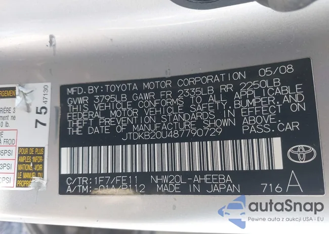 JTDKB20U487790729: 44458887