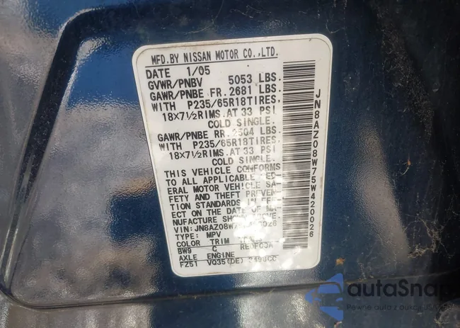 JN8AZ08W75W420026: 44458927