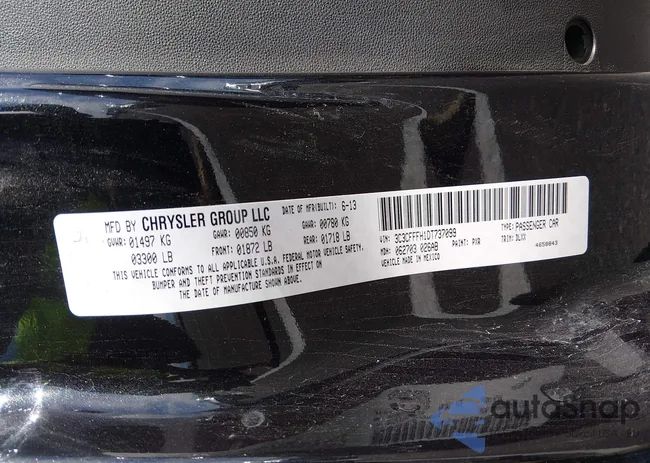 3C3CFFFH1DT737099: 44458982