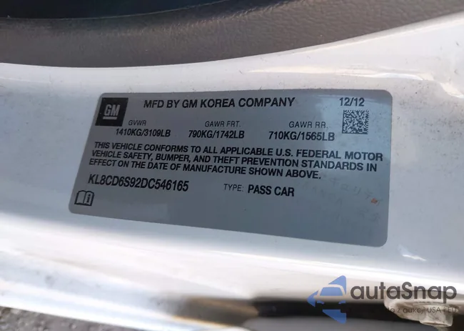 KL8CD6S92DC546165: 44459028