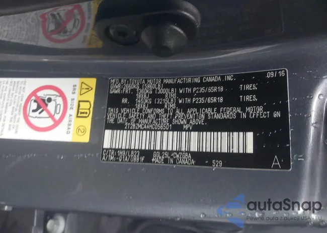 2T2BZMCA4HC056501: 44459044