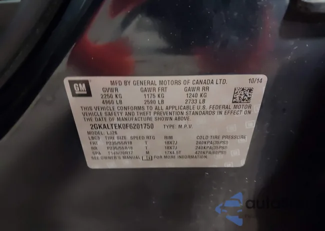 2GKALTEK0F6201750: 44459069