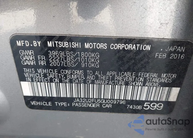 JA32U2FU5GU009796: 44459299