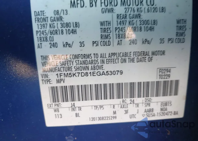 1FM5K7D81EGA53079: 44458366