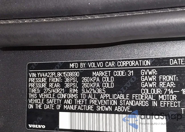 YV4A22PL8K1508690: 44458692