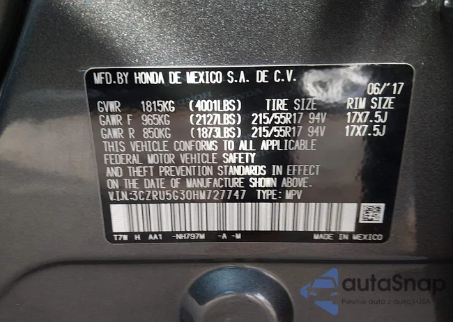 3CZRU5G30HM727747: 44459740