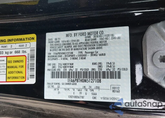 1FA6P8TH0M5127108: 44459781