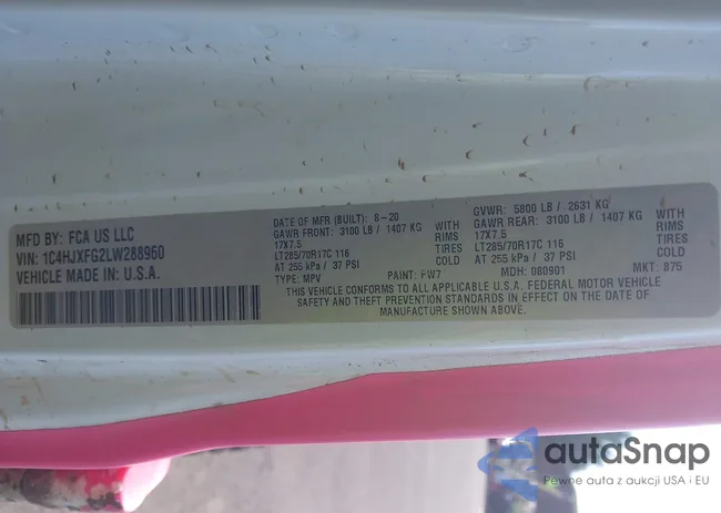 1C4HJXFG2LW288960: 44459804