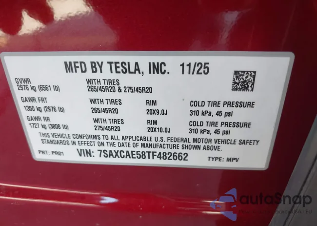 7SAXCAE58TF482662: 44459854