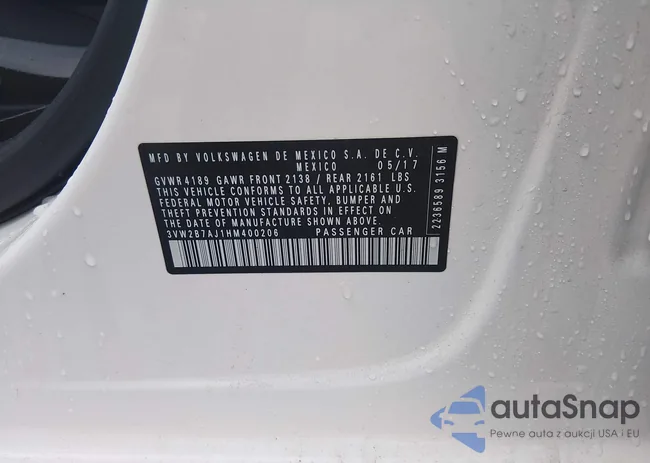 3VW2B7AJ1HM400206: 44460016